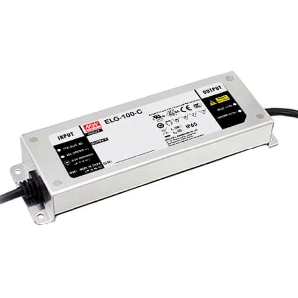 ELG-100-C700D2 - Driver LED 100W 100-305VCA/142-431VCC Saída 71-143V 0.7A - MEAN WELL