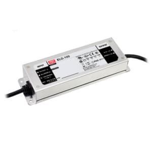 ELG-100-36 - Driver LED 96W 100-305VCA/142-431VCC Saída 18-36V 2,66A - MEAN WELL