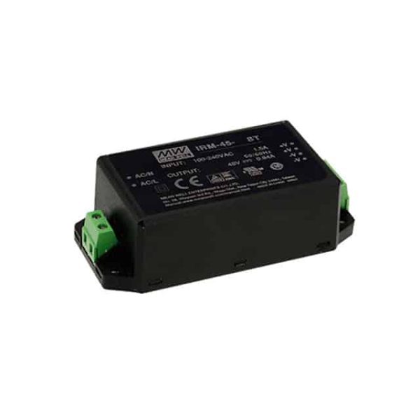 IRM-45-12ST - Fonte Chaveada Fechada 46W 85-305VCA Saída 12V-3.8A - MEAN WELL