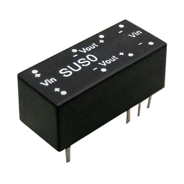 SUS01M-15 - Conversor CC/CC Módulo 1W 10,8V-13,2V Saída 15V-0.067A - MEAN WELL