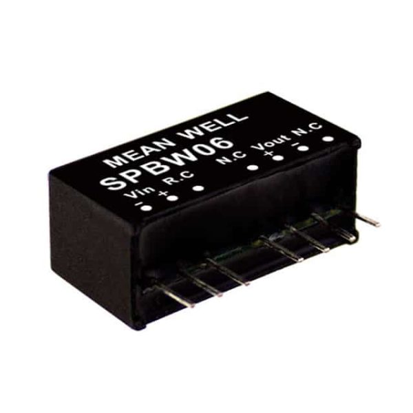 SPBW06F-03 - Conversor CC/CC Módulo 5W 9V-36V Saída 3,3V-1.5A - MEAN WELL