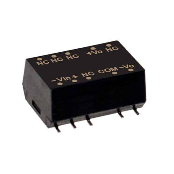 DETN02M-15N - Conversor CC/CC Módulo 1.98W 10,8V-13,2V Saída +/-15V-0.066A - MEAN WELL
