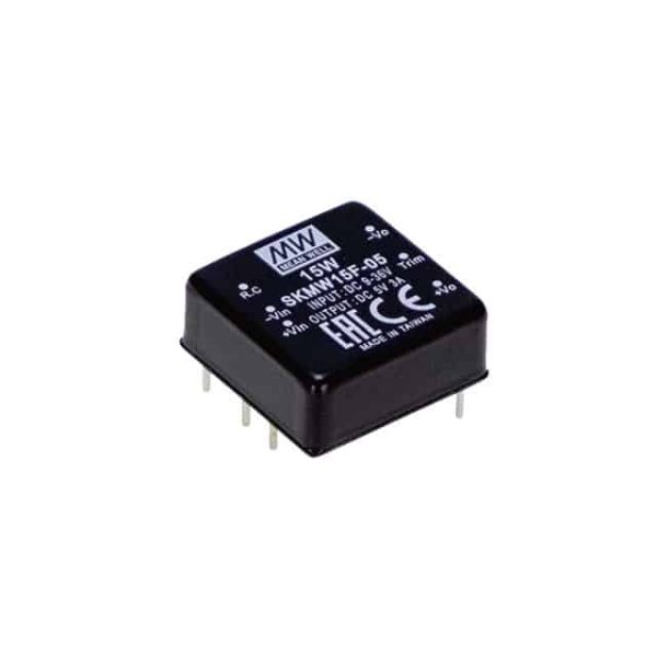 SKMW15G-03 - Conversor CC/CC Módulo 10W 18V-75V Saída 3,3V-3A - MEAN WELL