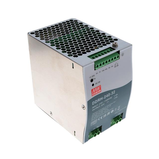 DDRH-240-32 - Fonte Chaveada DIN 240W 250-1500VCC Saída 32V-7,5A - MEAN WELL 1 e783ba76055b68e2b7361948c534b613 1