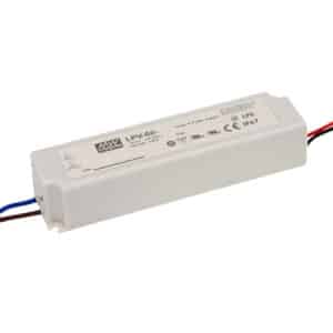 LPV-60-48 - Driver LED 60W 90-264VCA/127-370VCC Saída 48V 1,25A - MEAN WELL