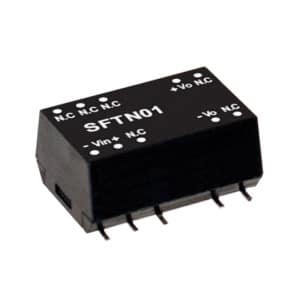 SFTN01N-12 - Conversor CC/CC Módulo 1W 21,6V-26,4V Saída 12V-0.084A - MEAN WELL