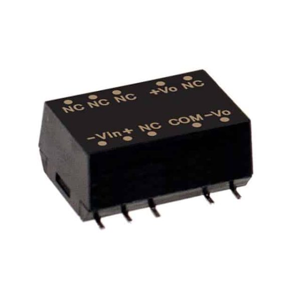 DETN01L-15N - Conversor CC/CC Módulo 1W 4,5V-5,5V Saída +/-15V-0.034A - MEAN WELL