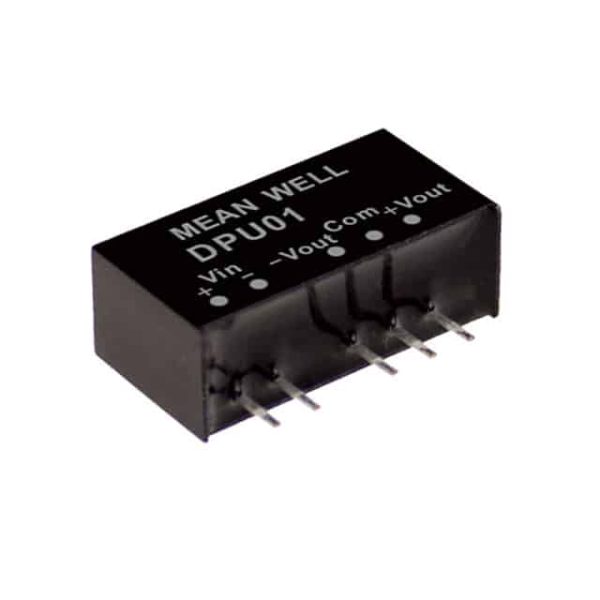 DPU01M-15 - Conversor CC/CC Módulo 1W 10,8V-13,2V Saída +/-15V-0.033A - MEAN WELL