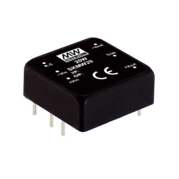 SKMW20F-03 - Conversor CC/CC Módulo 15W 9V-36V Saída 3,3V-4.5A - MEAN WELL