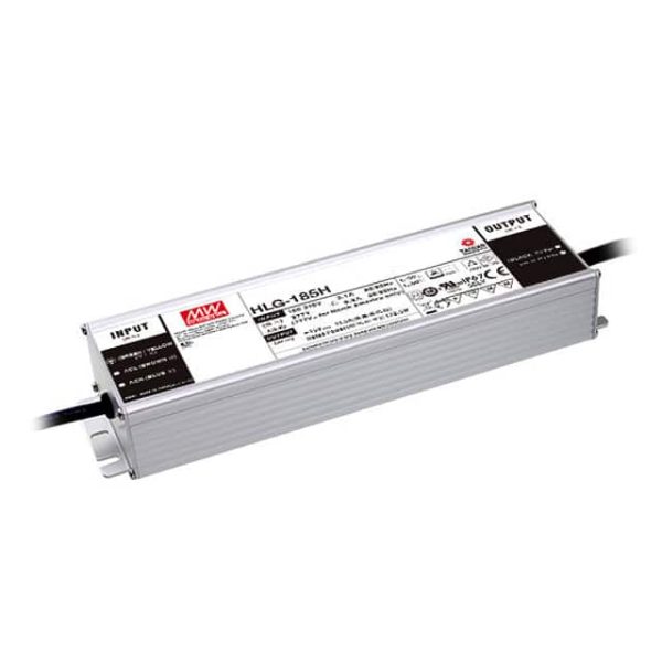 HLG-185H-24 - Driver LED 187W 100-305VCA/142-431VCC Saída 24V 7,8A - MEAN WELL
