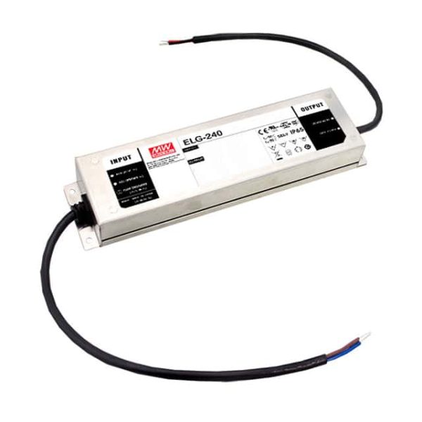 ELG-240-48B - Driver LED 240W 100-305VCA/142-431VCC Saída 48V 5A - MEAN WELL