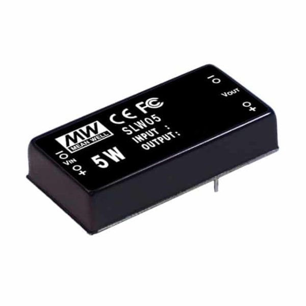 SLW05C-15 - Conversor CC/CC Módulo 5W 36V-72V Saída 15V-0.333A - MEAN WELL