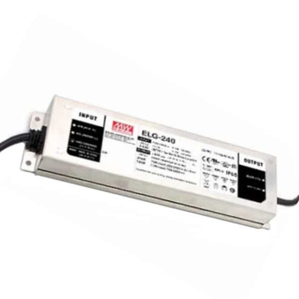 ELG-240-48-3Y - Driver LED 240W 100-305VCA/142-431VCC Saída 48V 5A - MEAN WELL