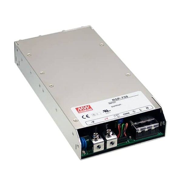 RSP-750-24 - Fonte Chaveada Fechada 751W 90-264VCA/127-370VCC Saída 24V-31.3A - MEAN WELL