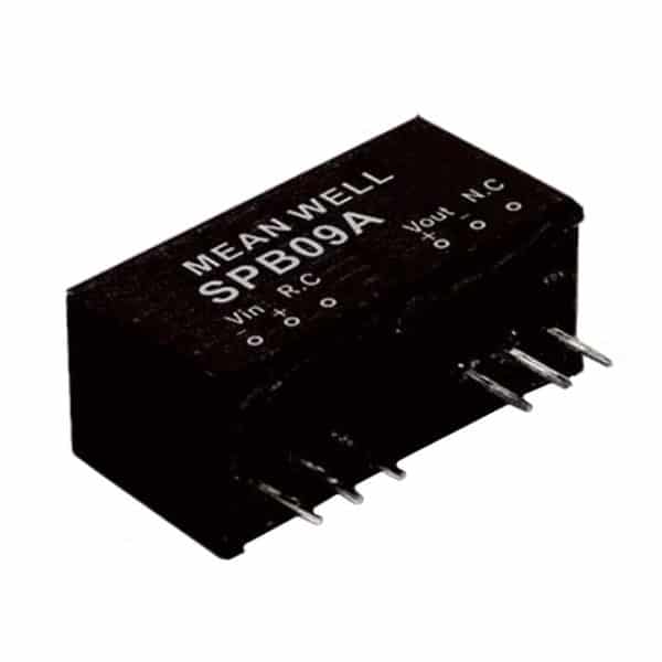 SPB09A-24 - Conversor CC/CC Módulo 9W 9V-18V Saída 24V-0.375A - MEAN WELL