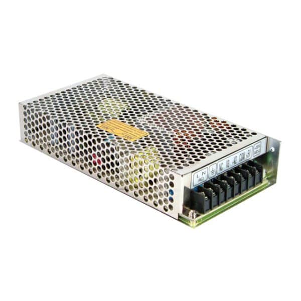 RQ-125B - Fonte Chaveada Fechada 120W 88-264VCA/248-373VCC Saída 5V-11A/12V-4.5A/-5V-1A/-12V-0.5A - MEAN WELL