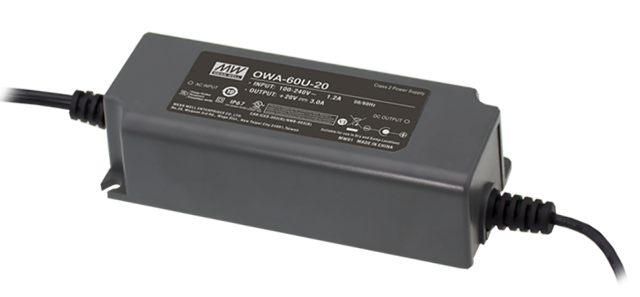 OWA-60U-36 – Driver LED 60,12W 90-264VCA/127-370VCC Saída 36V-1,67A – MEAN WELL