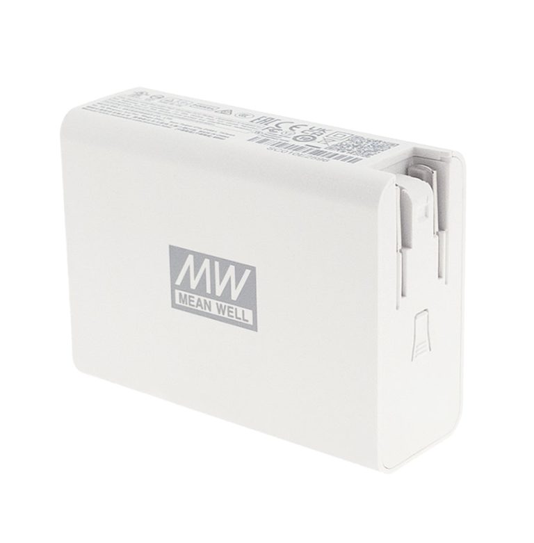 NGE100 – Carregador USB GaN 100W 2×USB-C + 2×USB-A – MEAN WELL