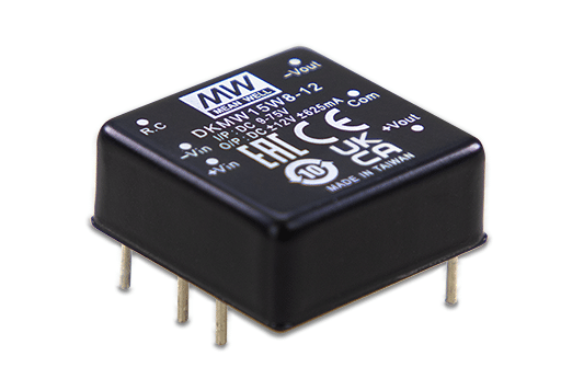 DKMW15W8-05 - Conversor CC/CC Módulo 15W 9-75VCC Saída ±5VCC/1.5A - MEAN WELL