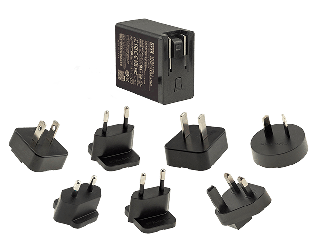 NGE12I05-USB – Adaptador AC/DC 12W 80~264VCA Saída 5V-2.4A – MEAN WELL