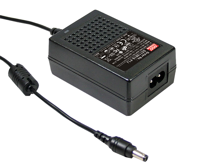 GST18B09-P1J – Adaptador AC/DC Plug-in 18W 85-264VCA Saída 9V-2,0A – MEAN WELL