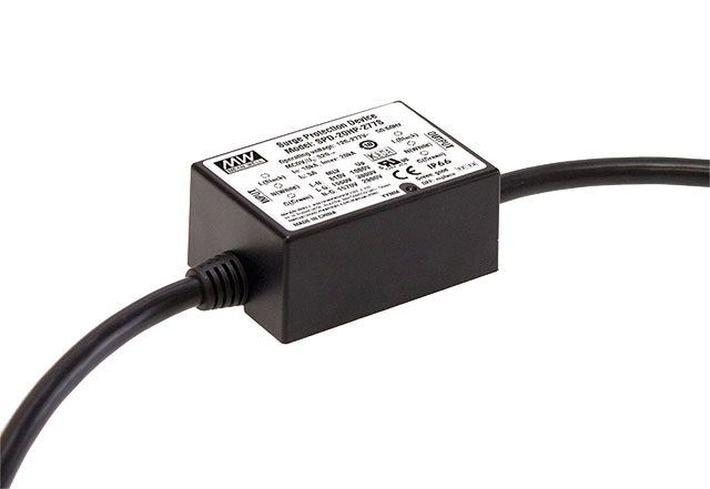 SPD-20-240P – Dispositivo de Proteção contra Surtos (SPD) 20kA para Sistemas AC 240V – MEAN WELL