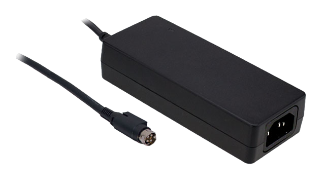GSM120A24-R7B – Adaptador AC/DC Plug-in 120W 80-264VCA Saída 24V-5A – MEAN WELL
