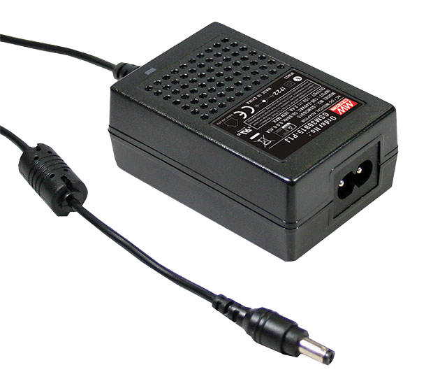 GSM36E09-P1J – Adaptador AC/DC Plug-in 36W 80-264VCA Saída 9V-4A – MEAN WELL