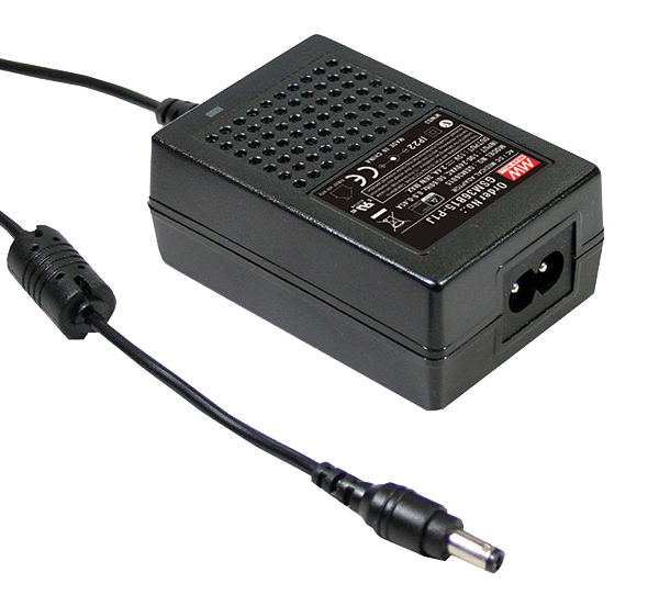 GSM36U09-P1J – Adaptador AC/DC Plug-in 36W 80-264VCA/113-370VCC Saída 9V-4A – MEAN WELL