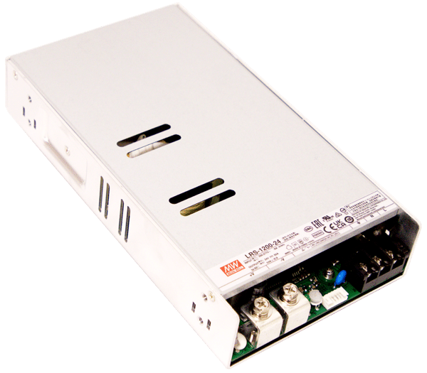 LRS-1200-24 – Fonte Chaveada 1200W 180-305VCA/255-431VCC Saída 24VCC/50A – MEAN WELL