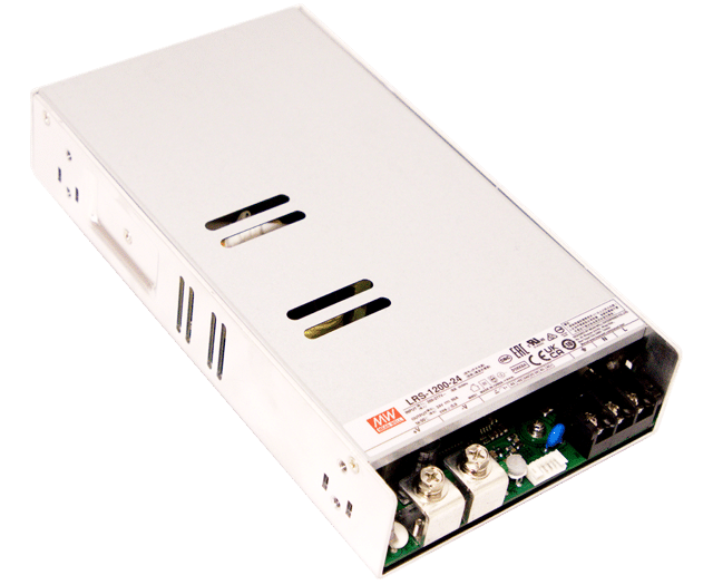 LRS-1200-24 – Fonte Chaveada 1200W 180-305VCA/255-431VCC Saída 24VCC/50A – MEAN WELL