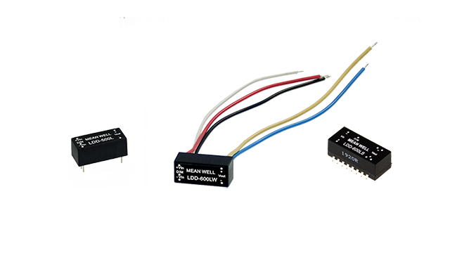 LDD-300L – Conversor DC/DC Driver LED 300mA Entrada 9-36VCC Saída Corrente Constante – MEAN WELL