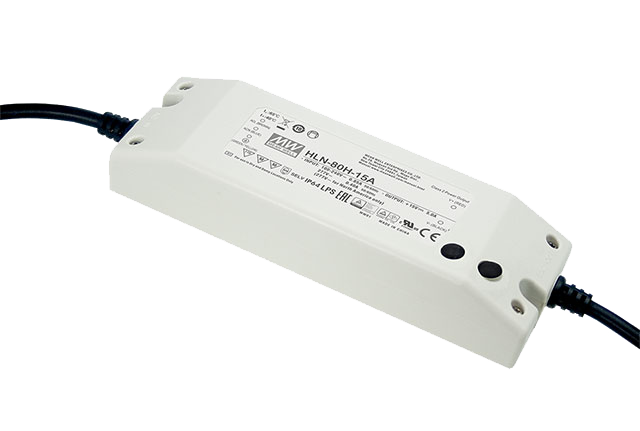 HLN-80H-20A – Driver LED 80W 90-305VCA/127-431VCC Saída 20V-4A – MEAN WELL