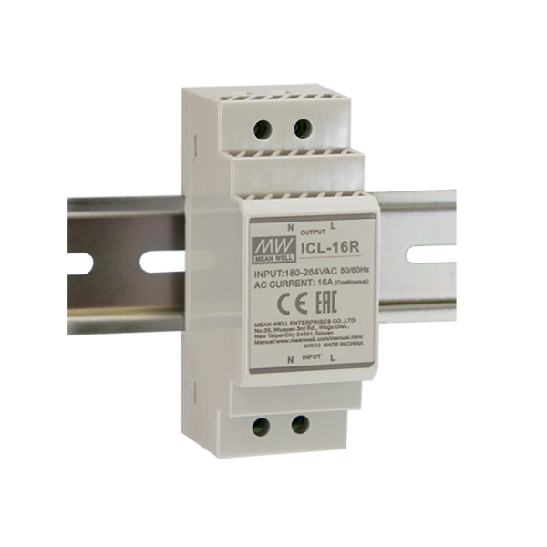 ICL-16R – Limitador de Corrente de Partida com Bypass por Relé 16A 90-264VAC – MEAN WELL