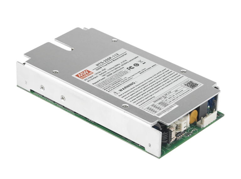 NTS-250P-124 – Inversor Built-in 250W 24Vdc Saída 100/110/115/120Vac – MEAN WELL