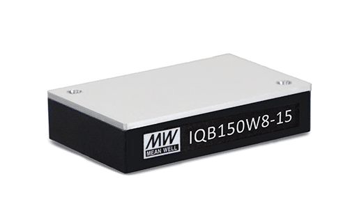 IQB150W8-15 - Conversor CC/CC Módulo 150W 9-75VCC Saída 15VCC/10A - MEAN WELL