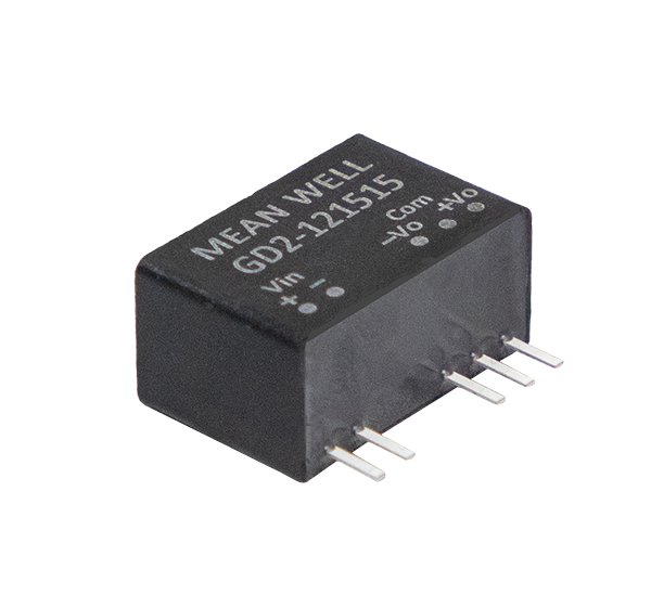 GD2-151709 – Conversor DC/DC Isolado 13,5-16,5V Saída +17V/-9V-+9-90mA /-5-50mA – MEAN WELL