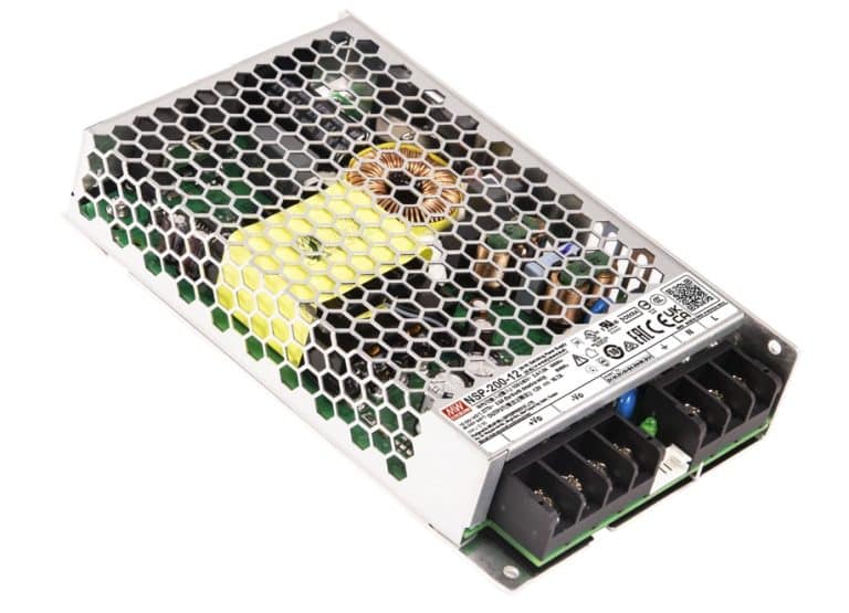 NSP-200-7.5 – Fonte Chaveada 200W 85-305VCA/120-431VCC Saída 7.5VCC/26.8A – MEAN WELL