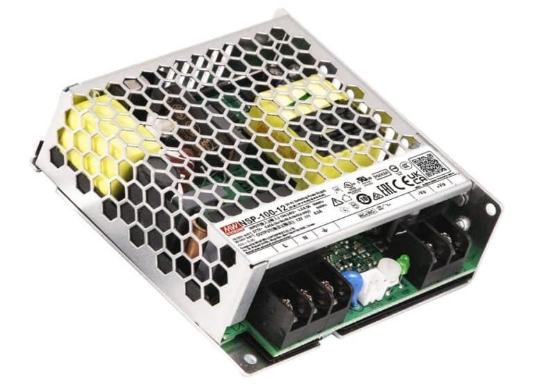 NSP-100-12 – Fonte Chaveada 100W 85-305VCA/120-431VCC Saída 12VCC/8.5A – MEAN WELL