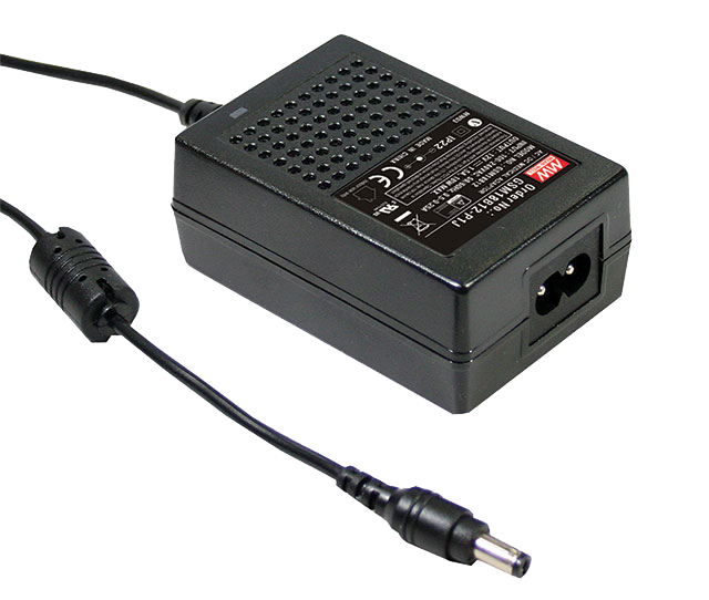 GSM18B48-P1J – Adaptador AC/DC Plug-in 18W 80-264VCA Saída 48V-0,375A – MEAN WELL